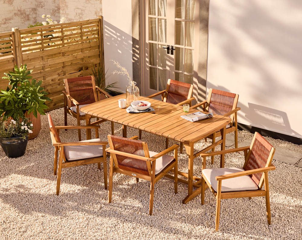 Rayleigh 6 Seat Garden Dining Set 5056771098819